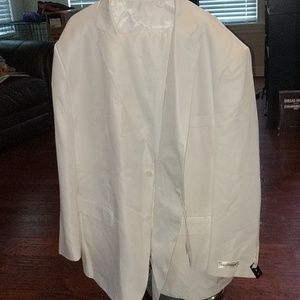 White mens suit